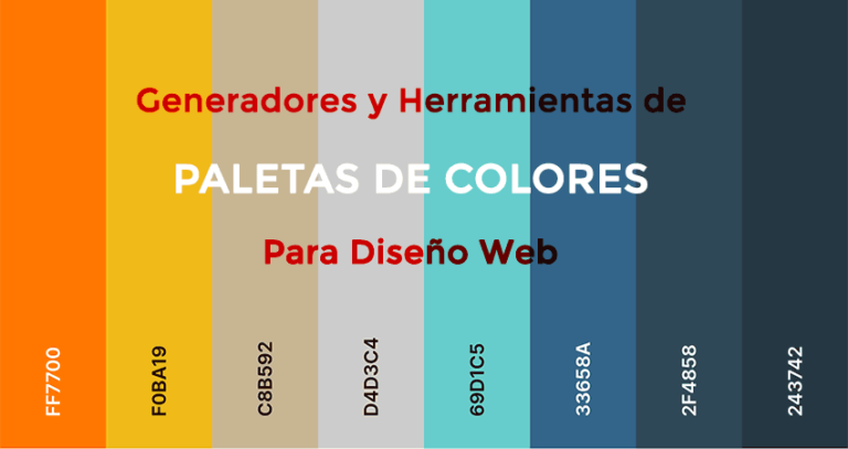 Generadores de paletas de colores online Gratis