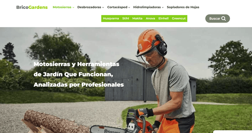 Caso de Exito. Bricogardens.com. Las mejores comparativas de herramientas de jardín y bricolaje